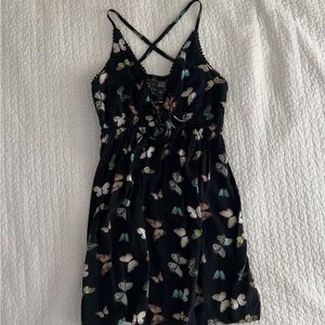 Wild Fable • Butterfly triangle top mini dress